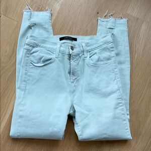 J Brand Women's Mint Green Stretch Jeans